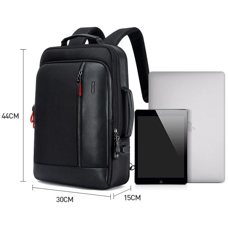 Anti-theft Leather Backpack